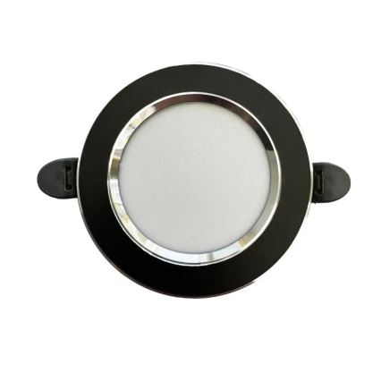 Lámpara empotrable LED LED/7,5W/230V 4000K negro/plata