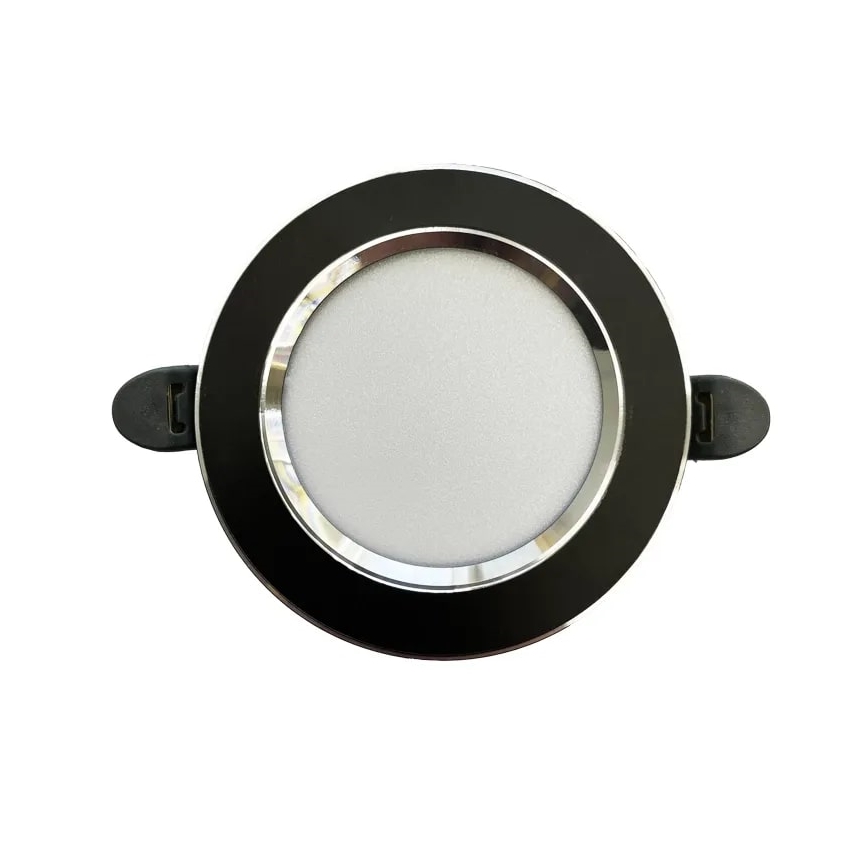 Lámpara empotrable LED LED/7,5W/230V 4000K negro/plata