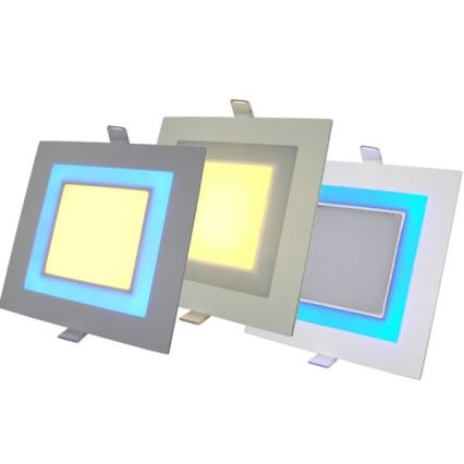 Lámpara empotrable LED PELLO LED/6W/230V 4500K azul claro