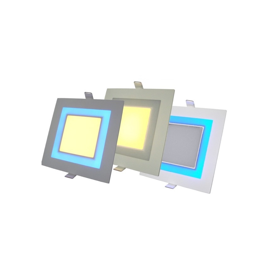 Lámpara empotrable LED PELLO LED/6W/230V 4500K azul claro