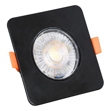 Lámpara empotrable LED regulable KENT LED/3/5/7W/230V3000/4000/6000K 9x9 cm negro