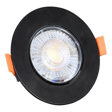 Lámpara empotrable LED regulable ZITA LED/3/5/7W/230V 3000/4000/6000K diá. 9 cm negro