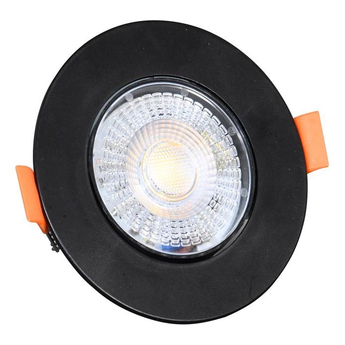 Lámpara empotrable LED regulable ZITA LED/3/5/7W/230V 3000/4000/6000K diá. 9 cm negro