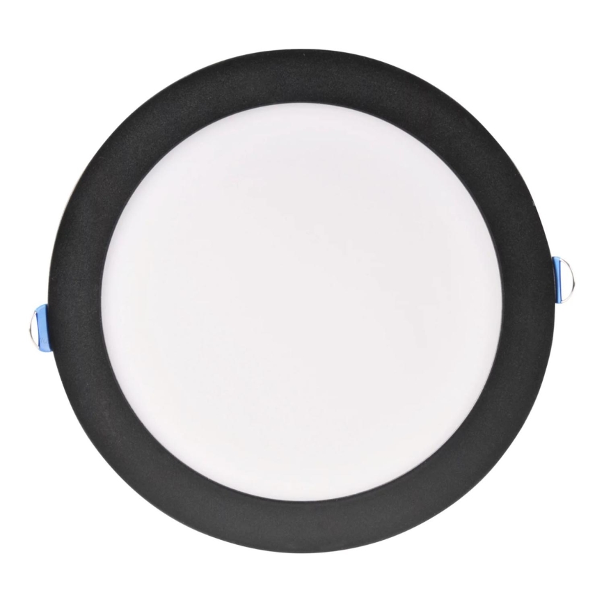 Lámpara empotrable LED RIGEL LED/14W/230V 4000K diá. 22 cm negro
