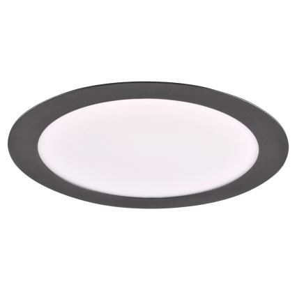 Lámpara empotrable LED RIGEL LED/14W/230V 4000K diá. 22 cm negro
