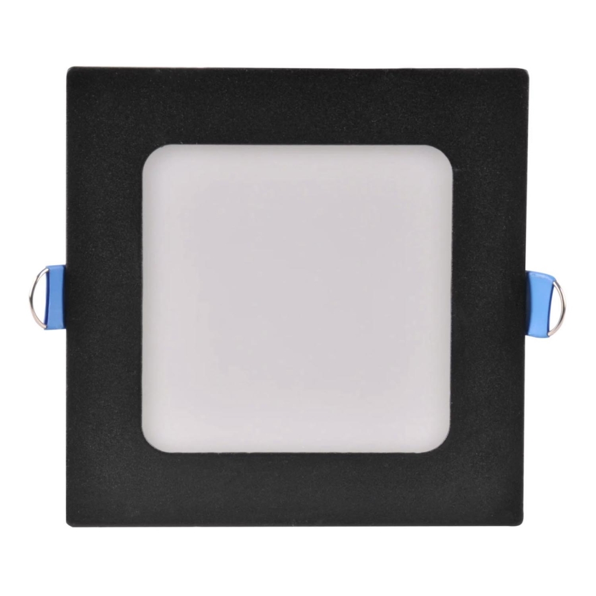 Lámpara empotrable LED RIGEL LED/4,8W/230V 4000K 11,8x11,8 cm negro