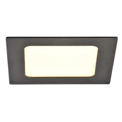Lámpara empotrable LED RIGEL LED/4,8W/230V 4000K 11,8x11,8 cm negro