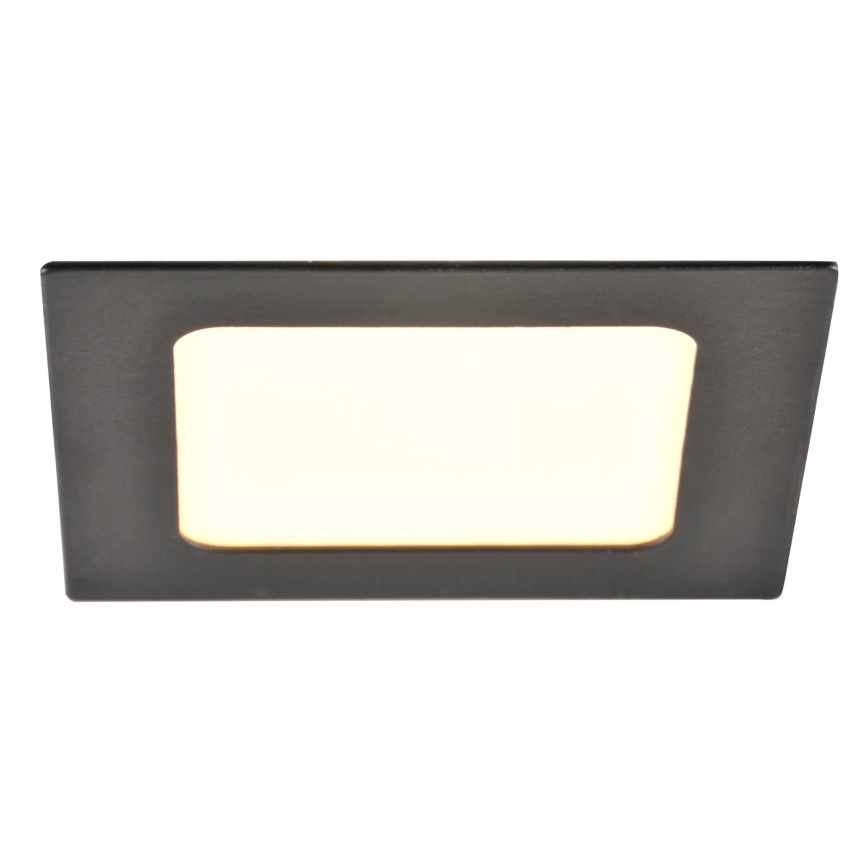 Lámpara empotrable LED RIGEL LED/4,8W/230V 4000K 11,8x11,8 cm negro