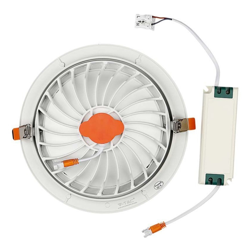 Lámpara empotrable LED SAMSUNG CHIP LED/20W/230V 3000K