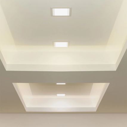 Lámpara empotrable LED SAMSUNG CHIP LED/24W/230V 6500K 29,5x29,5 cm blanco