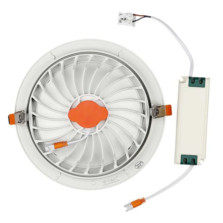 Lámpara empotrable LED SAMSUNG CHIP LED/30W/230V 3000K