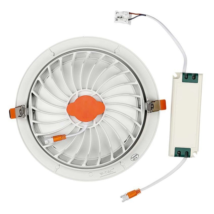 Lámpara empotrable LED SAMSUNG CHIP LED/30W/230V 6400K