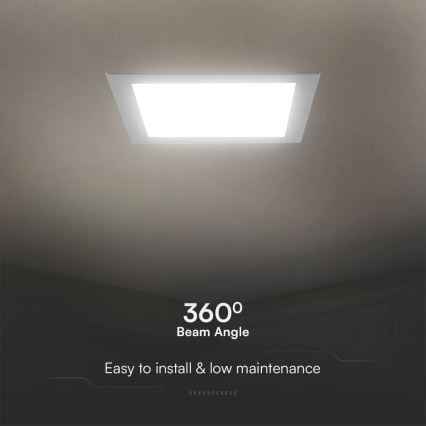 Lámpara empotrable LED SAMSUNG CHIP LED/3W/230V 3000K 9x9 cm blanco