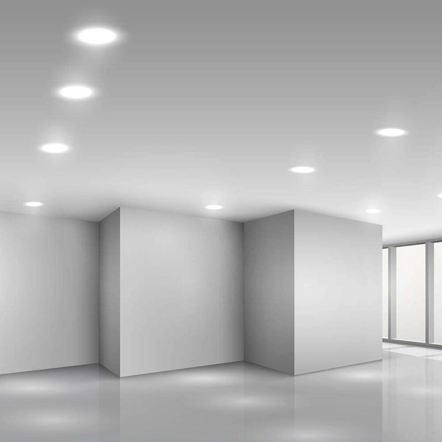 Lámpara empotrable LED SAMSUNG CHIP LED/3W/230V 6500K diá. 9,5 cm blanco