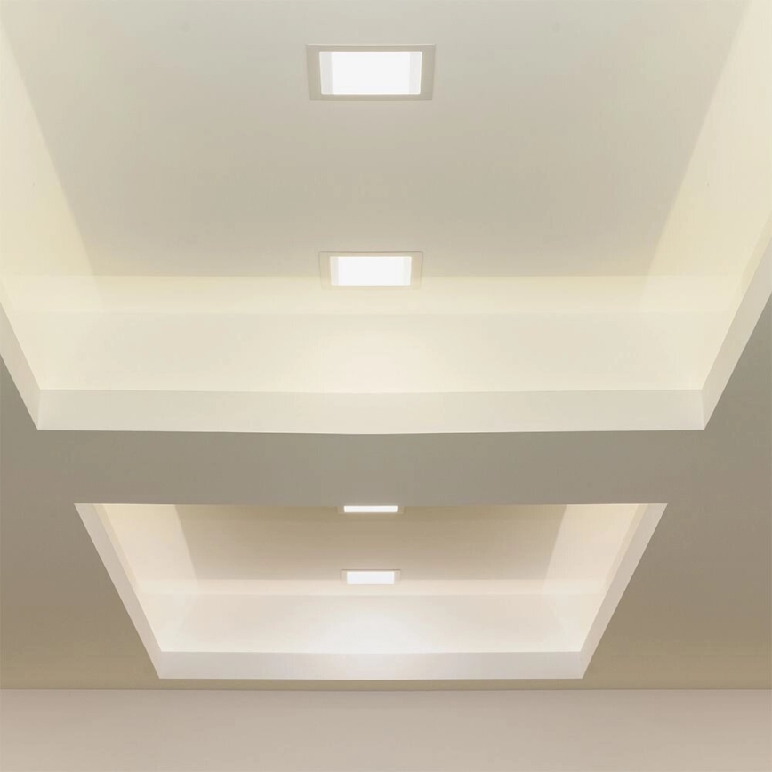 Lámpara empotrable LED SAMSUNG CHIP LED/6W/230V 4000K 12x12 cm blanco