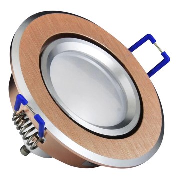Lámpara empotrable LED SOL OLAL 1xGU10/3,5W/230V 3000K diá. 8,4 cm dorado