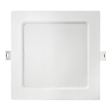 Lámpara empotrable LED SQUARE LED/12W/230V 4000K 17x17 cm blanco