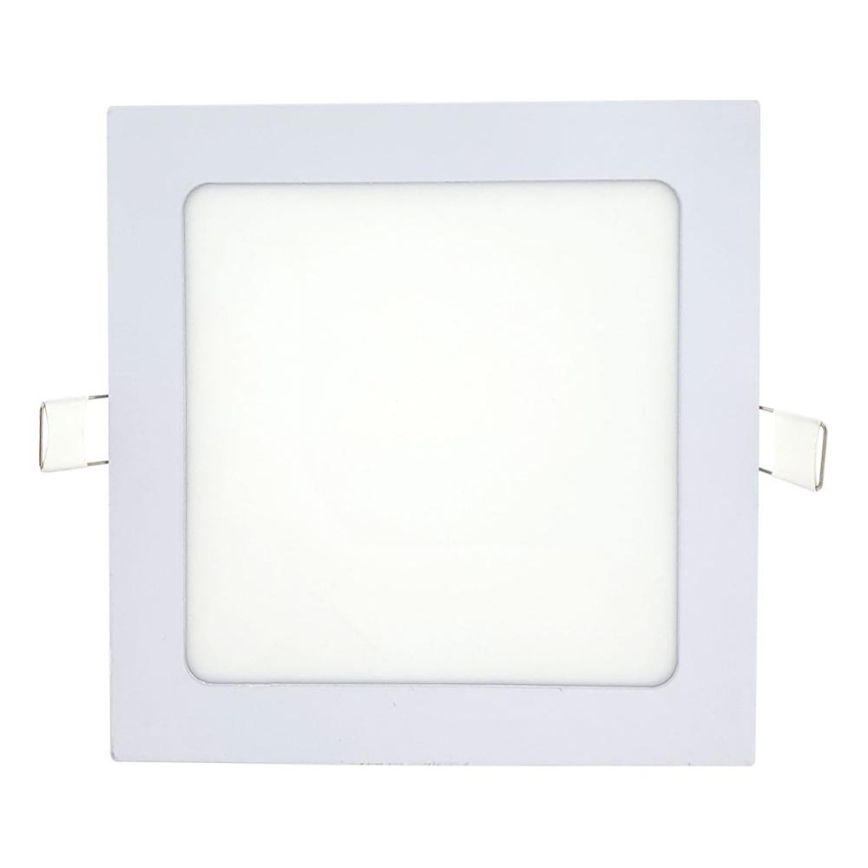 Lámpara empotrable LED SQUARE LED/12W/230V 4200K 16,8x16,8 cm blanco