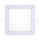 Lámpara empotrable LED SQUARE LED/12W/230V 4200K 16,8x16,8 cm blanco