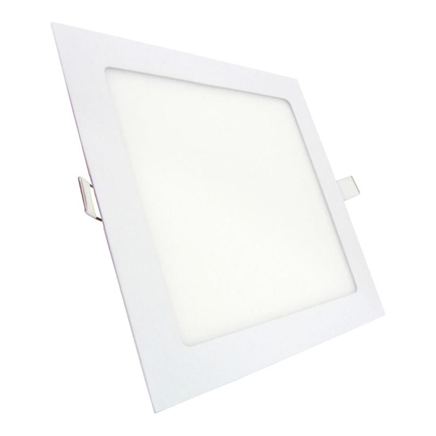 Lámpara empotrable LED SQUARE LED/12W/230V 4200K 16,8x16,8 cm blanco