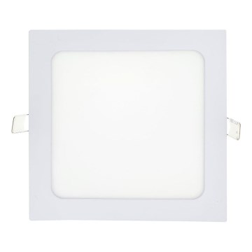Lámpara empotrable LED SQUARE LED/15W/230V 4200K 18,8x18,8 cm blanco