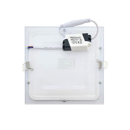 Lámpara empotrable LED SQUARE LED/15W/230V 6500K 18,8x18,8 cm blanco