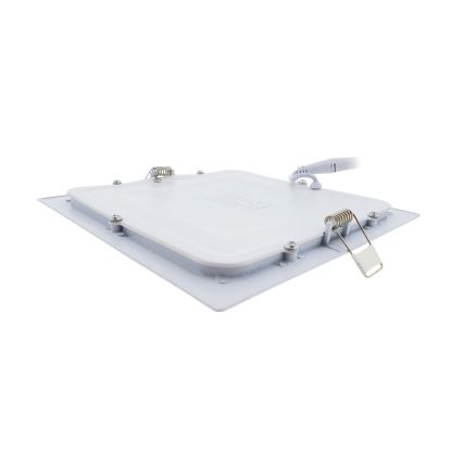 Lámpara empotrable LED SQUARE LED/15W/230V 6500K 18,8x18,8 cm blanco