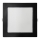 Lámpara empotrable LED SQUARE LED/18W/230V 4000K 22x22 cm negro
