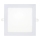 Lámpara empotrable LED SQUARE LED/18W/230V 6500K 22x22 cm blanco