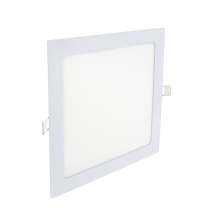 Lámpara empotrable LED SQUARE LED/18W/230V 6500K 22x22 cm blanco