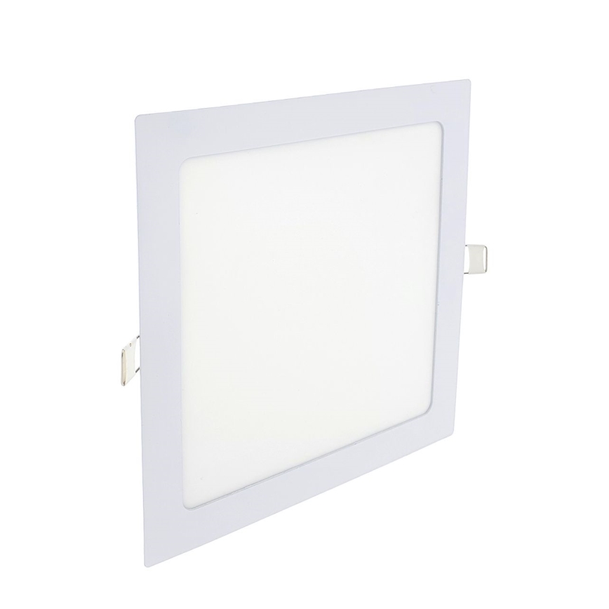 Lámpara empotrable LED SQUARE LED/18W/230V 6500K 22x22 cm blanco