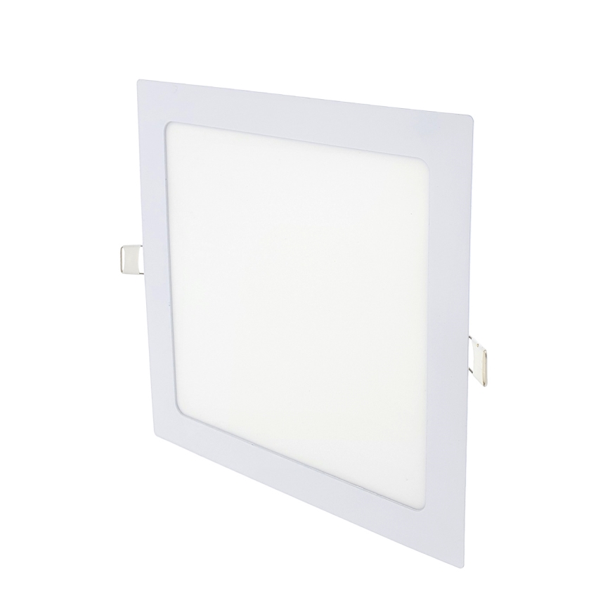 Lámpara empotrable LED SQUARE LED/18W/230V 6500K 22x22 cm blanco