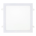 Lámpara empotrable LED SQUARE LED/24W/230V 4200K 29,2x29,2 cm blanco