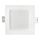 Lámpara empotrable LED SQUARE LED/3W/230V 4000K 9x9 cm blanco