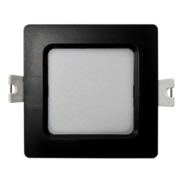 Lámpara empotrable LED SQUARE LED/3W/230V 4000K 9x9 cm negro