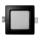 Lámpara empotrable LED SQUARE LED/3W/230V 4000K 9x9 cm negro