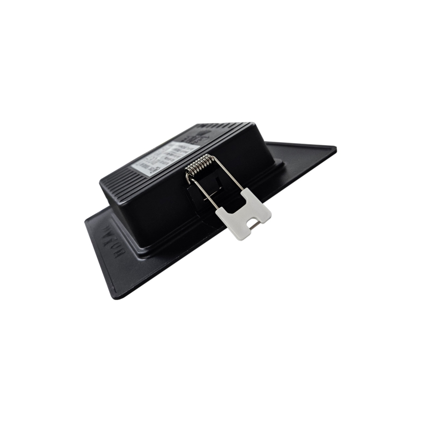 Lámpara empotrable LED SQUARE LED/3W/230V 4000K 9x9 cm negro