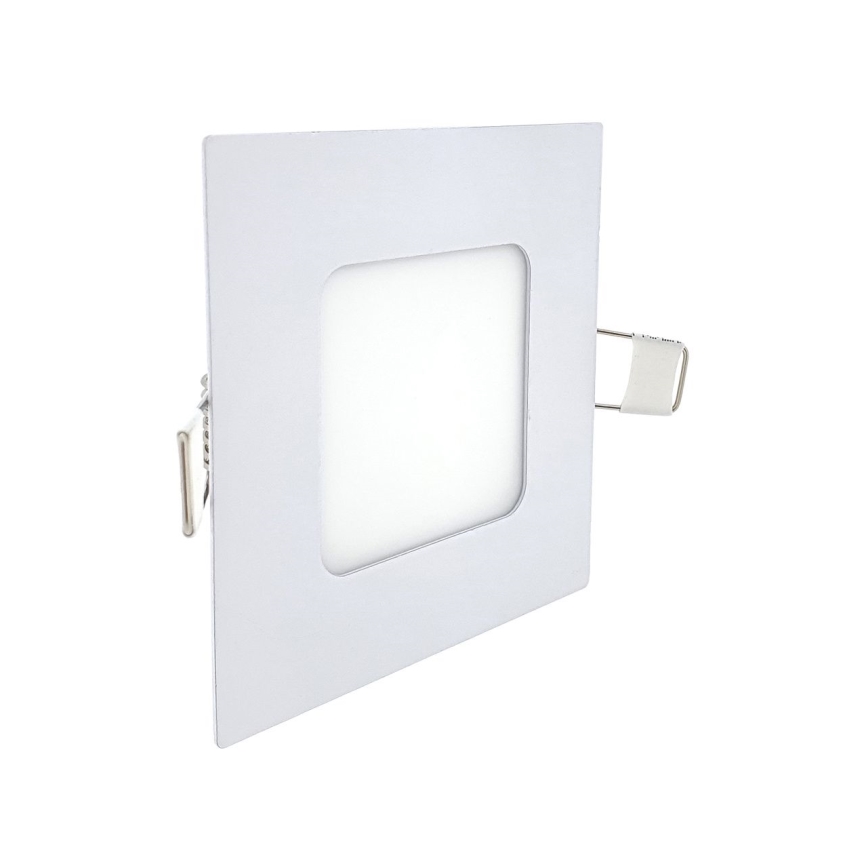 Lámpara empotrable LED SQUARE LED/3W/230V 4200K 8,3x8,3 cm blanco