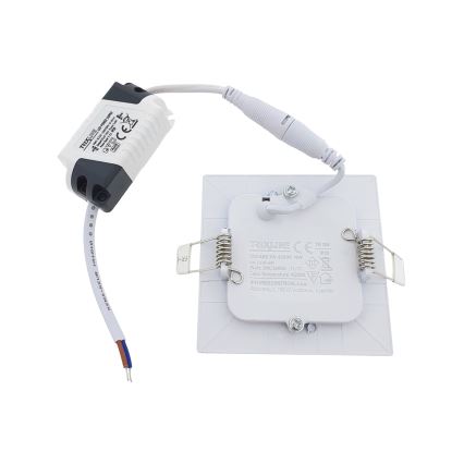 Lámpara empotrable LED SQUARE LED/3W/230V 4200K 8,3x8,3 cm blanco