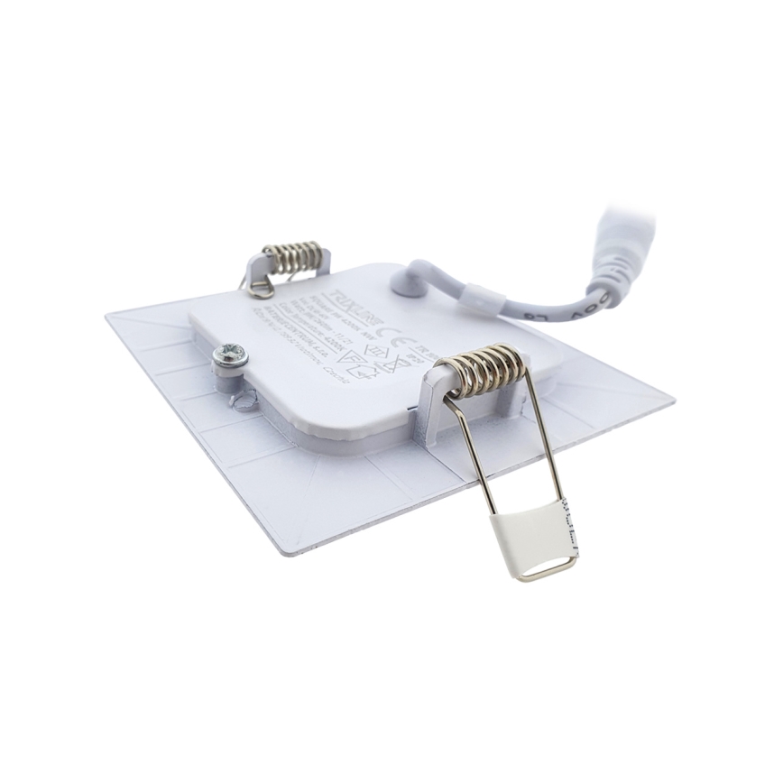 Lámpara empotrable LED SQUARE LED/3W/230V 4200K 8,3x8,3 cm blanco