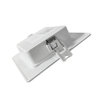 Lámpara empotrable LED SQUARE LED/6W/230V 4000K 12x12 cm blanco