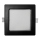 Lámpara empotrable LED SQUARE LED/6W/230V 4000K 12x12 cm negro