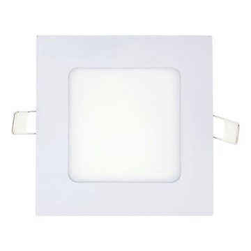 Lámpara empotrable LED SQUARE LED/6W/230V 4200K 11,8x11,8 cm blanco