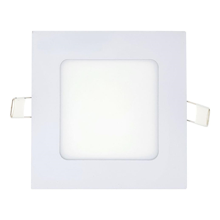 Lámpara empotrable LED SQUARE LED/6W/230V 4200K 11,8x11,8 cm blanco