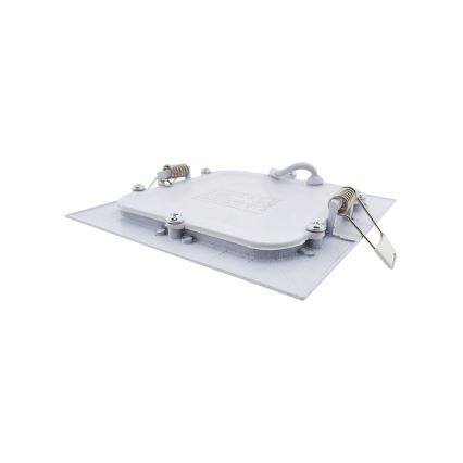 Lámpara empotrable LED SQUARE LED/6W/230V 4200K 11,8x11,8 cm blanco