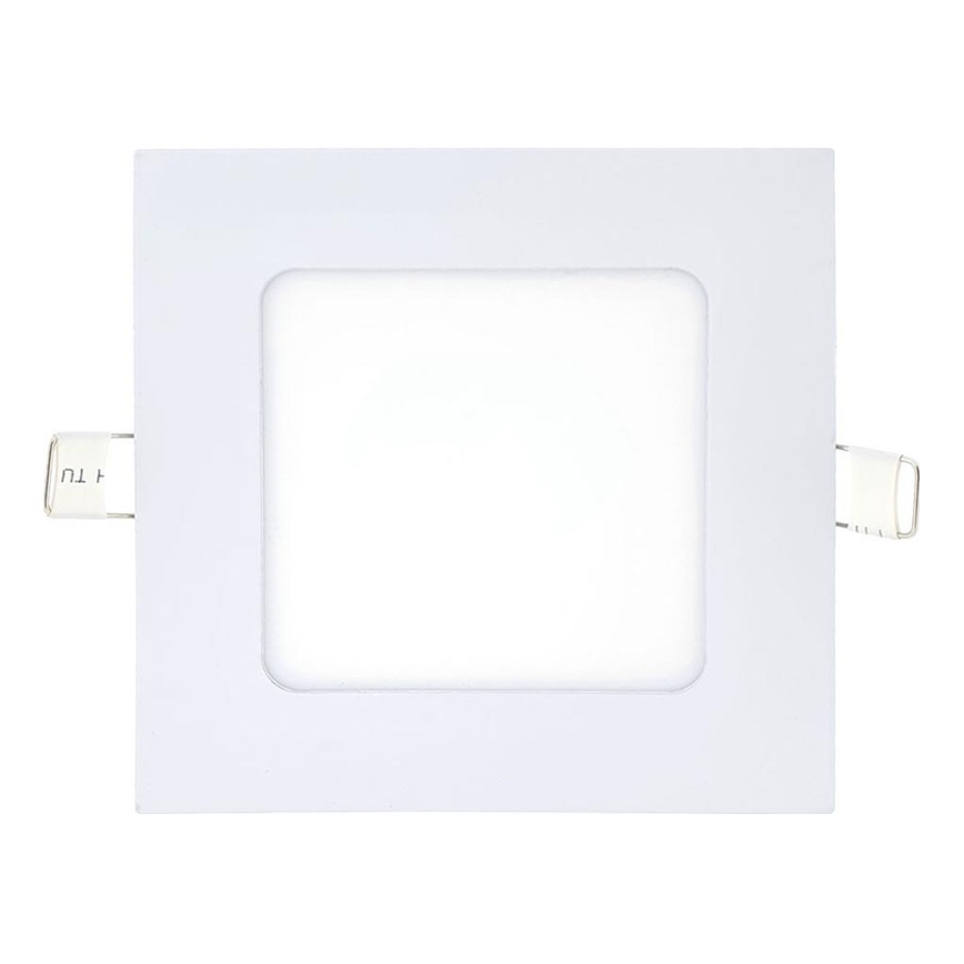Lámpara empotrable LED SQUARE LED/6W/230V 6500K 11,8x11,8 cm blanco
