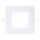Lámpara empotrable LED SQUARE LED/6W/230V 6500K 11,8x11,8 cm blanco