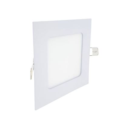 Lámpara empotrable LED SQUARE LED/6W/230V 6500K 11,8x11,8 cm blanco