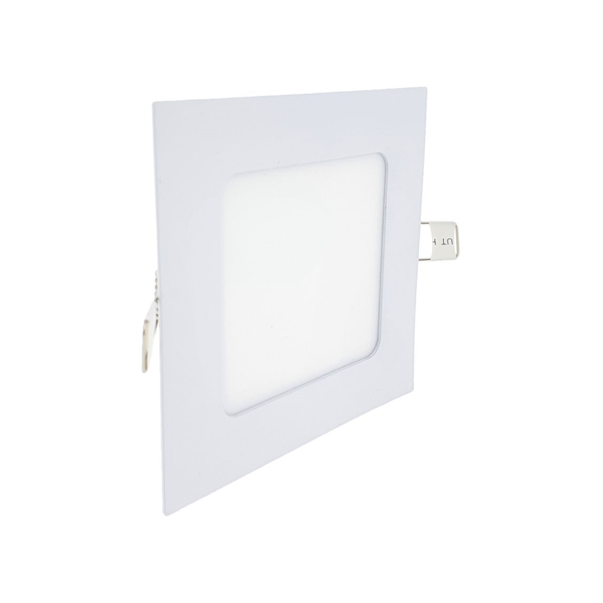 Lámpara empotrable LED SQUARE LED/6W/230V 6500K 11,8x11,8 cm blanco