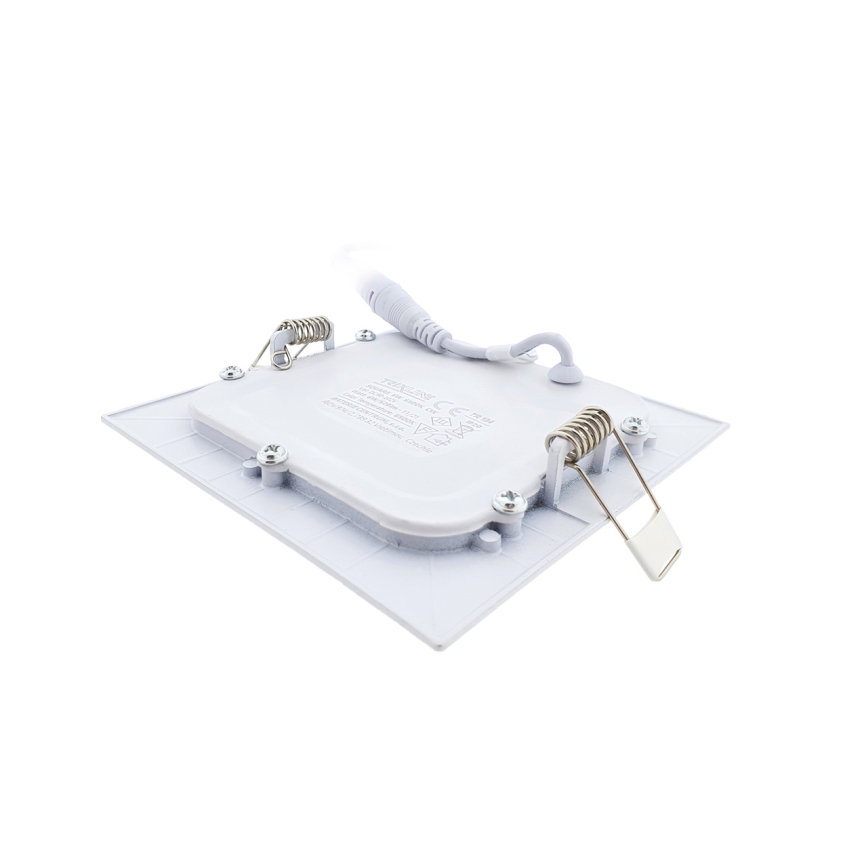 Lámpara empotrable LED SQUARE LED/6W/230V 6500K 11,8x11,8 cm blanco